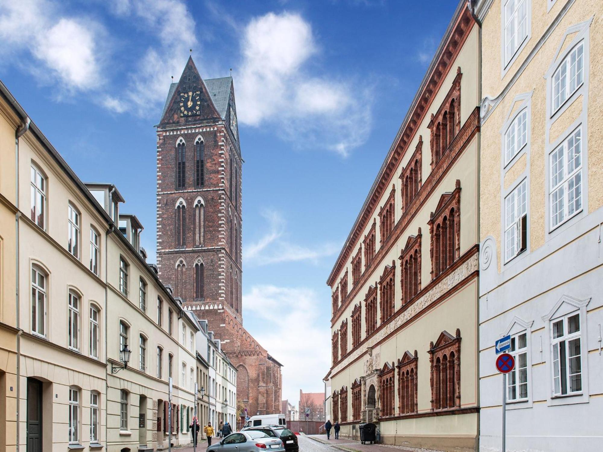 Comfortable Apartment In Wismar Mecklenburg With Fireplace 외부 사진